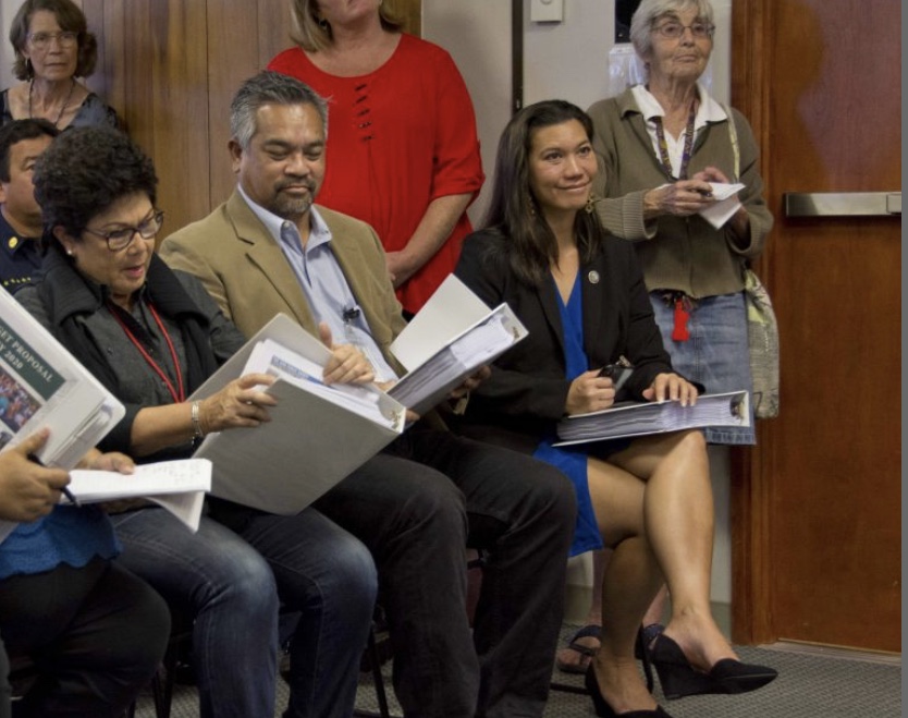 Maui County Councilmembers participate watch citizen video testimony