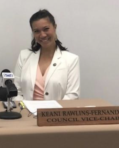 Maui County Council Vice Chair, Keani Rawlins-Fernandez